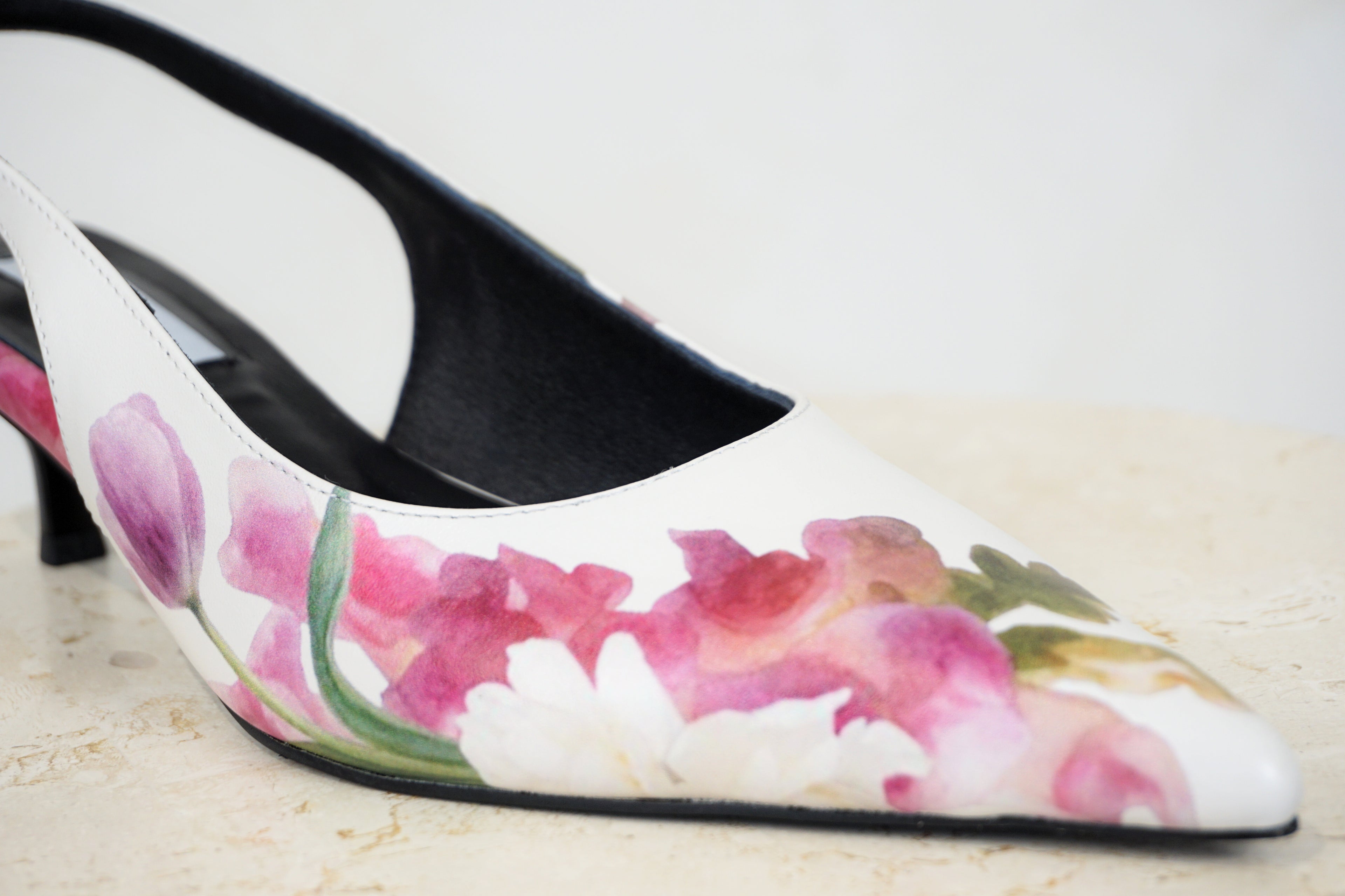 Tulip Slingback Pumps