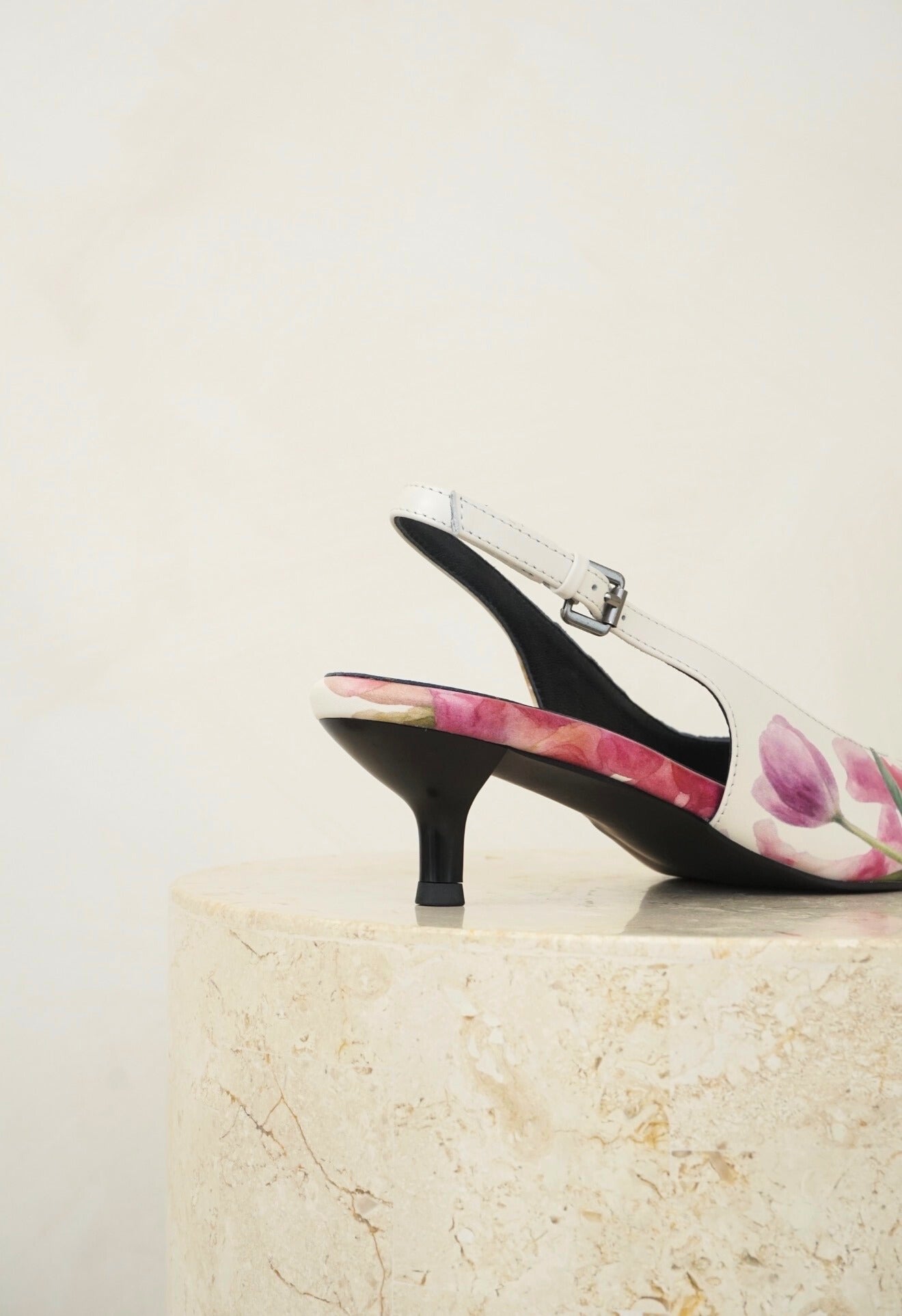 Tulip Slingback Pumps